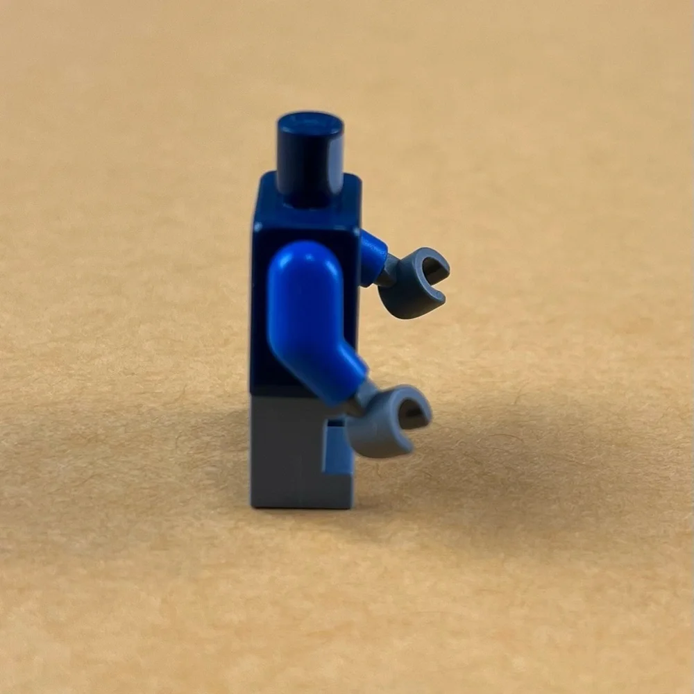 LEGO Star Wars Mandalorian Armor Plates Blue Torso Minifigure 2